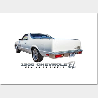 1986 Chevrolet El Camino SS Pickup Posters and Art